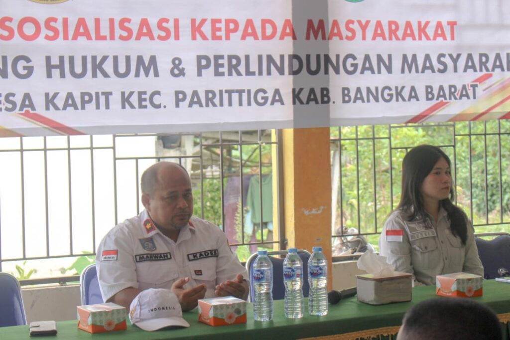 SOSIALISASI KEPADA MASYARAKAT DI BIDANG HUKUM DAN PERLINDUNGAN MASYRAKAT